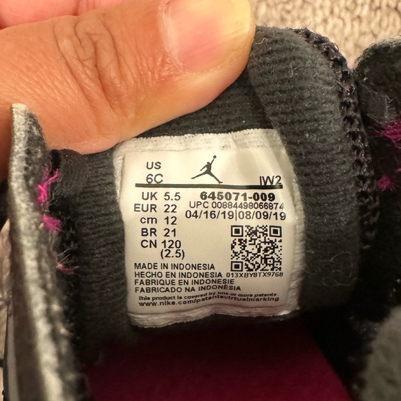 Jordan true flight 6c toddler girl - Picture 7 of 7